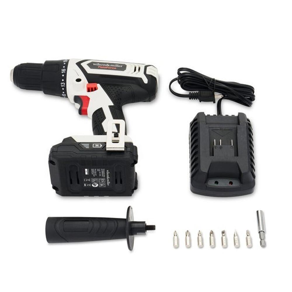 New!! Wilson & Miller- Field Force 20volt High Precision Cordless Hammer Drill